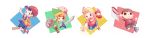  4boys black_hair blonde_hair brown_hair crossover doubutsu_no_mori lucas mother_(series) multiple_boys ness nintendo pig short_hair super_smash_bros. the_legend_of_zelda the_legend_of_zelda:_the_wind_waker toon_link villager_(doubutsu_no_mori) 