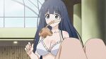  2girls animated animated_gif anitore!_ex bikini blue_eyes blush embarrassed multiple_girls swimsuit 