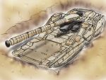  gundam gundam_ms_igloo hildolfr mecha military military_vehicle potetosarada tank vehicle 