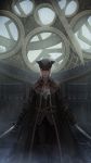  1girl bloodborne cravat dual_wielding hat jacket lady_maria_of_the_astral_clocktower looking_at_viewer solo sword yagaminoue 