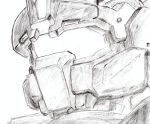  artist_request gm_(mobile_suit) gm_striker gundam gundam_we&#039;re_federation_hooligans!! highres mecha monochrome 