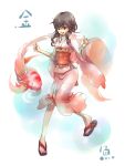  1girl character_request female fish goldfish hanaji solo standing tagme 