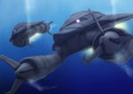  grabro gundam mecha mobile_suit_gundam no_humans robographer underwater water 