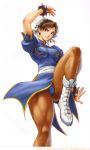  bracelet capcom chun-li duplicate highres jewelry omar_dogan pantyhose scan spiked_bracelet spikes street_fighter thick_thighs thighs udon udon_entertainment 