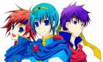  blue_hair cape crossover fire_emblem fire_emblem:_fuuin_no_tsurugi fire_emblem:_mystery_of_the_emblem fire_emblem:_path_of_radiance fire_emblem:_souen_no_kiseki fire_emblem_fuuin_no_tsurugi headband ike male marth red_hair redhead roy smile super_smash_bros. tiara 
