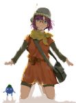  antenna antennae bad_id bag blue_eyes chrono_trigger glasses lucca_ashtear neckerchief nu purple_hair satchel shorts smile 