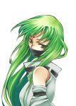  cc code_geass green_eyes green_hair hochikisu long_hair mask very_long_hair 