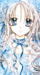  blue blue_eyes face ribbon 