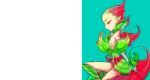  1girl artist_request breasts breath_of_fire breath_of_fire_ii error lowres nipples plant small_breasts solo source_request spar 