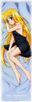  00s 1girl absurdres bare_shoulders barefoot blonde_hair breasts character_name collarbone eyebrows eyebrows_visible_through_hair fate_testarossa feet flat_chest from_above full_body highres long_hair lying lyrical_nanoha mahou_shoujo_lyrical_nanoha official_art on_side red_eyes sideboob solo very_long_hair 