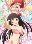  4girls bikini breasts large_breasts multiple_girls official_art onii-chan_dakedo_ai_sae_areba_kankeinai_yo_ne swimsuit 