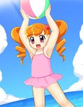  anyamal_tantei_kirumin_zoo child mikogami_riko orange_hair swimsuit 