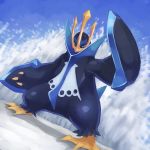  00s beak bird blue_eyes empoleon nintendo no_humans penguin pokemon pokemon_(game) pokemon_dppt solo tesshii_(riza4828) 