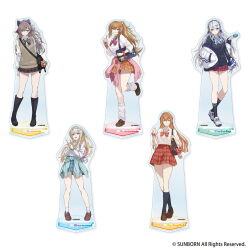  5girls :d acrylic_stand_(medium) ahoge ak-alfa_(girls'_frontline) animal_charm ankle_socks arm_at_side arm_behind_back backpack badge bag bag_bow bag_charm bare_legs beads black_bag black_boots black_bow black_bowtie black_cardigan black_socks blonde_hair blonde_streaks blue_bow blue_bowtie blue_cardigan blue_eyes blue_hairband blue_ribbon blue_scrunchie blue_skirt blue_streaks blunt_ends blush boots bow bow_hairband bowtie bracelet braid breasts brown_bag brown_eyes brown_hair brown_shoes brown_skirt brown_sweater_vest bubble_tea button_badge buttons cable_knit cardigan cardigan_around_waist cardigan_under_jacket center-flap_bangs character_charm character_name charm_(object) closed_mouth clothes_around_waist collarbone collared_shirt company_name contrapposto copyright_notice crossbody_bag crossed_bangs crossed_legs cup diagonal-striped_bow diagonal-striped_bowtie diagonal-striped_clothes disposable_cup dot_nose double-parted_bangs dress_shirt drink drinking_straw duffel_bag earrings expressionless fingernails food full_body girls'_frontline_2:_exilium girls_frontline gold_bracelet green_eyes grin gyaru hair_bow hair_intakes hair_ornament hair_ribbon hairband hairclip half_up_braid hand_fan hand_in_pocket hand_on_own_arm hand_up handheld_electric_fan hands_up heart heart_hair_ornament heart_print heel_up high_ponytail holding holding_drink holding_fan holding_food holding_ice_cream holding_ice_cream_cone ice_cream ice_cream_cone ice_cream_float infinity_symbol jacket jewelry knee_boots kneehighs kogal large_breasts leg_up legs legs_apart lenna_(girls'_frontline_2) leva_(girls'_frontline_2) light_blush loafers long_hair long_sidelocks long_sleeves looking_at_viewer loose_socks low_twintails medium_breasts merchandise_available microskirt miniskirt multicolored_hair multiple_bracelets multiple_girls nail_polish off_shoulder official_alternate_costume official_alternate_hairstyle official_art open_clothes open_collar open_jacket orange_bow orange_bowtie orange_hair orange_skirt parallel_hairclips pearl_bracelet pigeon-toed pink_bag pink_bow pink_bowtie pink_cardigan pink_nails pink_streaks plaid_bow plaid_bowtie plaid_clothes plaid_skirt pleated_skirt pocket polka_dot polka_dot_bow ponytail print_bow print_bowtie puffy_long_sleeves puffy_sleeves rabbit_hair_ornament re_(re_09) red_bow red_scrunchie red_skirt ribbon satchel scar scar_across_eye scar_on_face school_bag school_uniform scrunchie second-party_source shirt shirt_tucked_in shoes shoulder_bag sidelocks simple_background single_earring skirt sleeves_rolled_up smile sneakers socks soft_serve springfield_(girls'_frontline) springfield_(girls'_frontline_2) standing standing_on_one_leg star_(symbol) star_hair_ornament straight-on streaked_hair striped_bow striped_bowtie striped_clothes stuffed_animal stuffed_rabbit stuffed_toy suomi_(girls'_frontline) suomi_(girls'_frontline_2) sweater_vest swept_bangs teddy_bear temporal_hairline thighs three-quarter_sleeves tololo_(girls'_frontline_2) track_jacket twintails two-tone_hair ump45_(girls'_frontline) ump9_(girls'_frontline) v-neck very_long_hair wafer_stick watson_cross white_background white_bag white_bow white_hair white_jacket white_shirt white_shoes white_socks wing_collar winter_uniform wrist_scrunchie yellow_bow yellow_bowtie yellow_eyes 