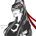  1girl bayonetta bayonetta_(character) breasts glasses large_breasts 