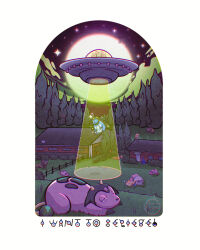  abduction alternate_color artist_name building burmy burmy_(plant) bush chromatic_aberration clefable clefairy clouds commentary dedenne eevee english_commentary farm fence flaaffy flying_taxi_(pokemon) full_moon grass heracross herdier highres horns i_want_to_believe_(meme) jamiewilsondraws lying mareep meme moon multank night no_humans noctowl on_roof on_stomach outdoors pachirisu pokemon pokemon_(creature) pokemon_focus rotom rotom_(mow) shiny_and_normal shiny_pokemon sitting sky sleeping sparkle star_(sky) starry_sky sudowoodo tauros tractor_beam tree ufo unown unown_! unown_a unown_b unown_e unown_i unown_l unown_n unown_o unown_t unown_v unown_w unownglyphics wooloo 