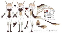  absurdres artist_name blonde_hair blue_eyes brown_feathers brown_fur brown_tail brown_wings closed_mouth color_guide english_text feathered_wings feathers full_body harpy_boy highres jejejunum mars_symbol monster_boy multicolored_feathers multicolored_fur multicolored_tail multicolored_wings nethermare orange_feathers orange_fur orange_tail orange_wings original red_eyes red_tongue reference_sheet sharp_teeth short_hair sketch_inset tail teeth vayne_(charbroiler) white_background white_feathers white_fur white_tail white_wings wings yellow_feathers yellow_fur yellow_tail yellow_wings 