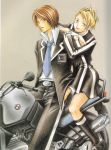  artist_request ground_vehicle lisa_silverman motor_vehicle motorcycle persona persona_2 suou_tatsuya tagme 