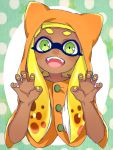  1girl dark_skin hat inkling mask nintendo pointy_ears solo splatoon tentacle tentacle_hair 