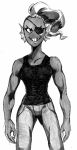  breasts eyepatch monster_girl muscle nitrotitan ponytail tagme undertale undyne 