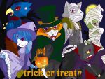  falco_lombardi fox_mccloud furry halloween krystal leon_powalski nintendo panther_caroso star_fox wolf_o&#039;donnell 