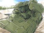  atsushi/hao gun gundam gundam_ms_igloo hildolfr mecha sketch tank weapon 