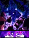  3boys demon multiple_boys red_eyes sharingan susanoo tagme uchiha_madara 