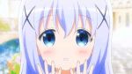  1girl animated animated_gif blue_eyes blue_hair gochuumon_wa_usagi_desu_ka? kafuu_chino solo 