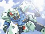  dual_wielding gundam gundam_cross_dimension_0079 mecha mobile_suit_gundam pixie_gundam weapon 