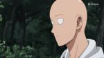  1boy animated animated_gif bald one-punch_man saitama_(one-punch_man) sword weapon 