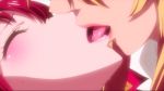  2girls animated animated_gif closed_eyes french_kiss kiss multiple_girls saliva shikishima_mirei tokonome_mamori tongue valkyrie_drive valkyrie_drive_-mermaid- yuri 