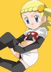  blonde_hair blue_eyes child eureka_(pokemon) hainchu navel nintendo pokemon tagme team_rocket_(cosplay) 