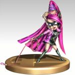  1girl boots gloves gonzarez mask nintendo pink_hair ponytail skirt sora_(company) sunglasses super_smash_bros. super_smash_bros_for_wii_u_and_3ds the_wonderful_101 thighs trophy underwear very_long_hair whip wonder_pink 