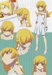  1girl blonde_hair breasts monogatari_(series) oshino_shinobu small_breasts 