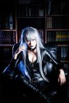  1girl blue_hair nemissa photo soul_hackers tagme 