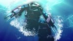  gundam hgmg mecha mobile_suit_gundam underwater water z&#039;gok 