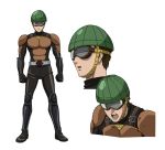  1boy helmet namen_rider official_art one-punch_man simple_background solo 