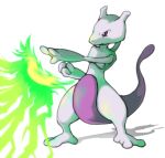  artist_request energy mewtwo nintendo no_humans pokemon pokemon_(game) solo tail 