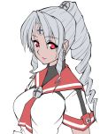  drill_hair grey_hair manjiro os red_eyes vista vistake 