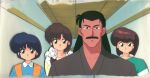  brown_hair cel facial_hair long_hair mustache ranma_1/2 tendo_akane tendo_kasumi tendo_nabiki tendo_soun tendou_akane tendou_kasumi tendou_nabiki tendou_souun 