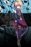  alternate_costume bad_id blonde_hair blue_eyes boots chirota detached_sleeves formal hand_on_hip kagamine_len male romeo_and_cinderella_(vocaloid) romeo_to_cinderella_(vocaloid) short_hair solo vocaloid 