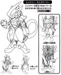  90s armor helmet mewtwo monochrome nintendo no_humans official_art pokemon simple_background solo tail 