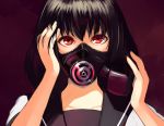  1girl artist_request gradient gradient_background mask ninja_slayer solo yamoto_koki 
