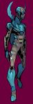  1boy armor blue_beetle dc_comics helmet jamie_reyes mask power_armor simple_background solo wings 