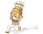  2boys carrying chibi child male_focus multiple_boys one_piece simple_background trafalgar_law 