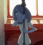  1girl animated animated_gif broom dance little_witch_academia long_hair red_eyes solo sucy_manbabalan witch 