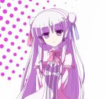  1girl absolute_duo animated animated_gif bouncing_breasts breasts long_hair looking_at_viewer parody patchouli_knowledge purple purple_hair ram_hachimin touhou ugoira violet_eyes yurie_sigtuna 