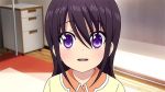  1girl animated animated_gif blood charlotte_(anime) long_hair nosebleed otosaka_ayumi solo violet_eyes 