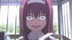  1girl angry animated animated_gif boxcutter charlotte_(anime) creepy_eyes insane knife konishi_(charlotte) solo weapon wide-eyed yandere 