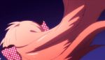  1girl animated animated_gif bow gekkan_shoujo_nozaki-kun orange_hair pleated_skirt polka_dot polka_dot_bow ribbon sakura_chiyo school_uniform short_hair skirt solo thigh-highs violet_eyes 